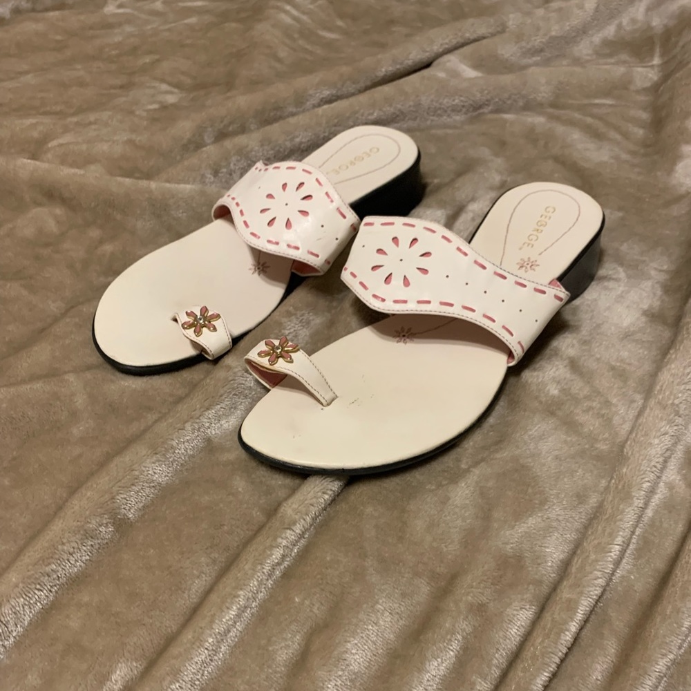 Y2K flower sandals